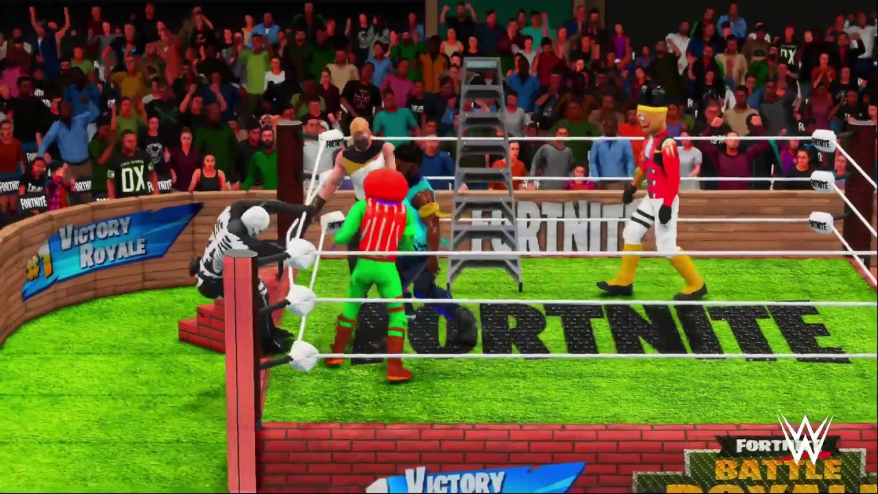Fortnite in WWE 2k19 Gameplay