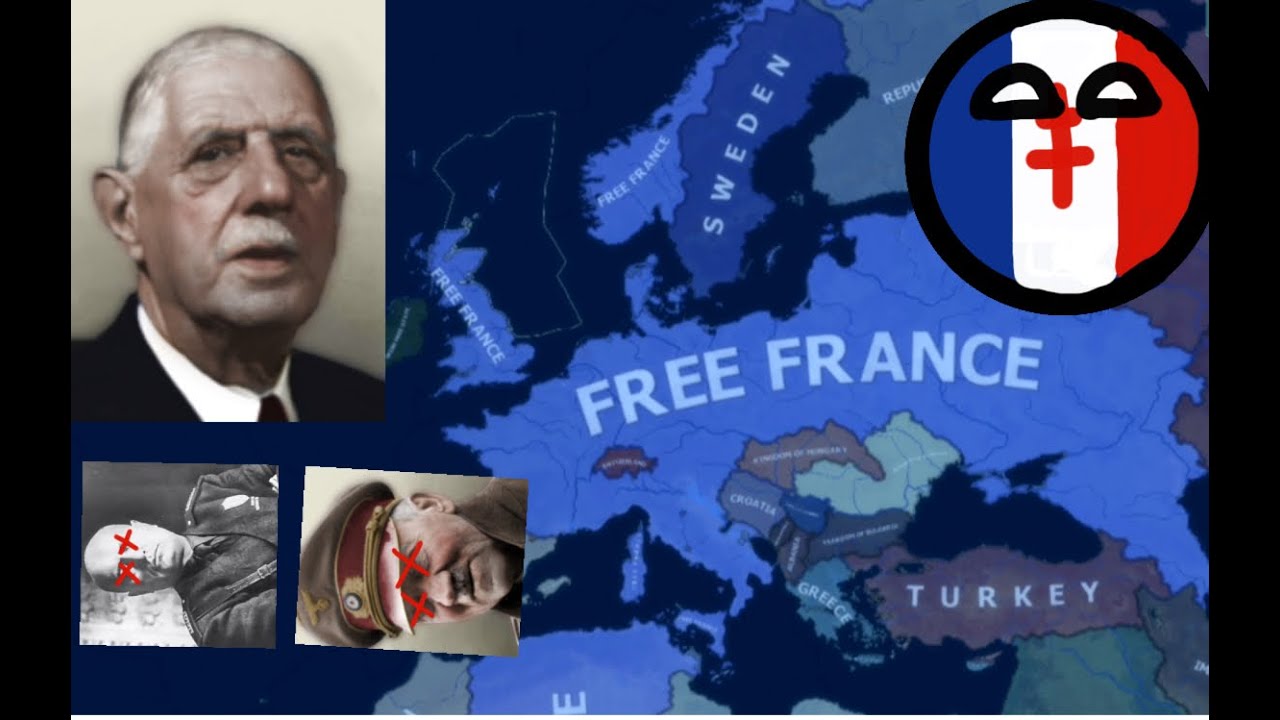 [HOI4: TNO] Free France Gets Revenge for World War II and Regains its territories!