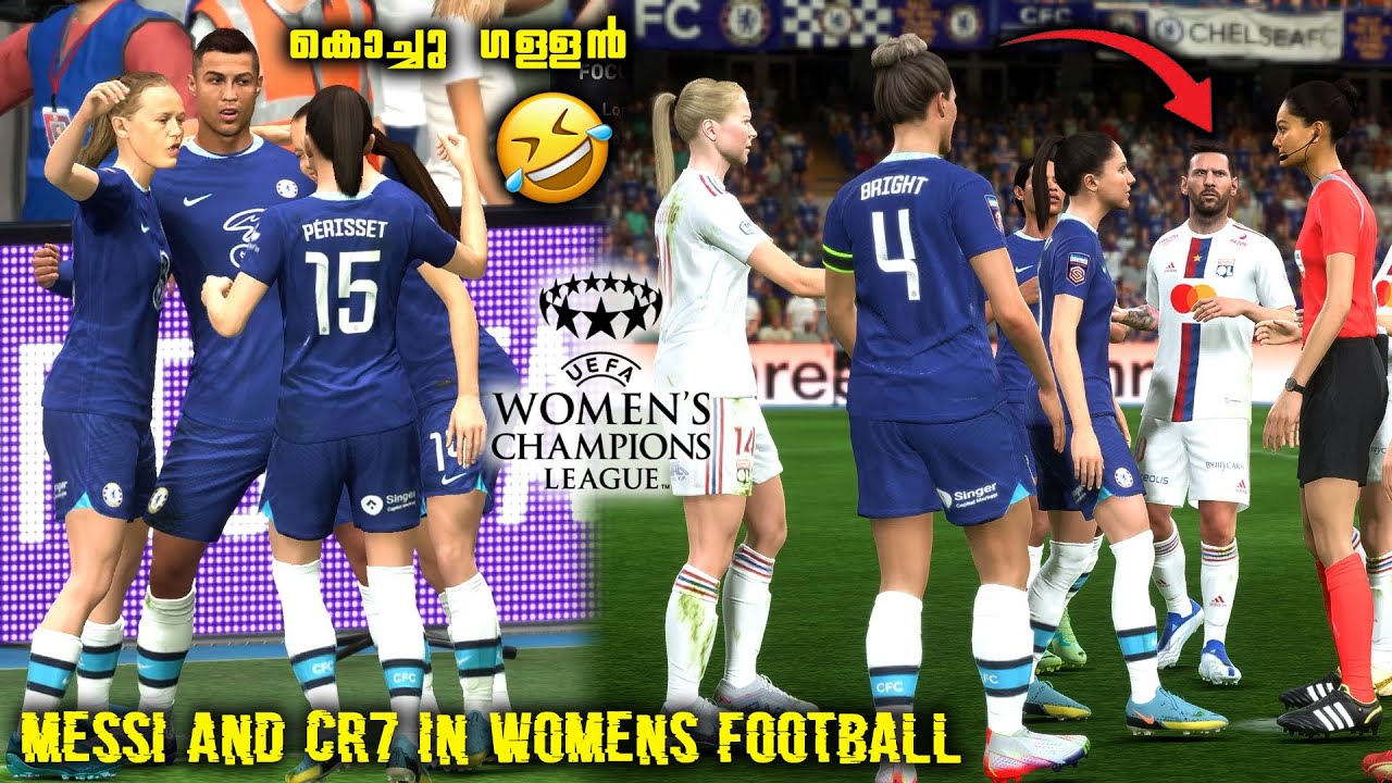 I Put Messi and CR7 in Womens Football💀