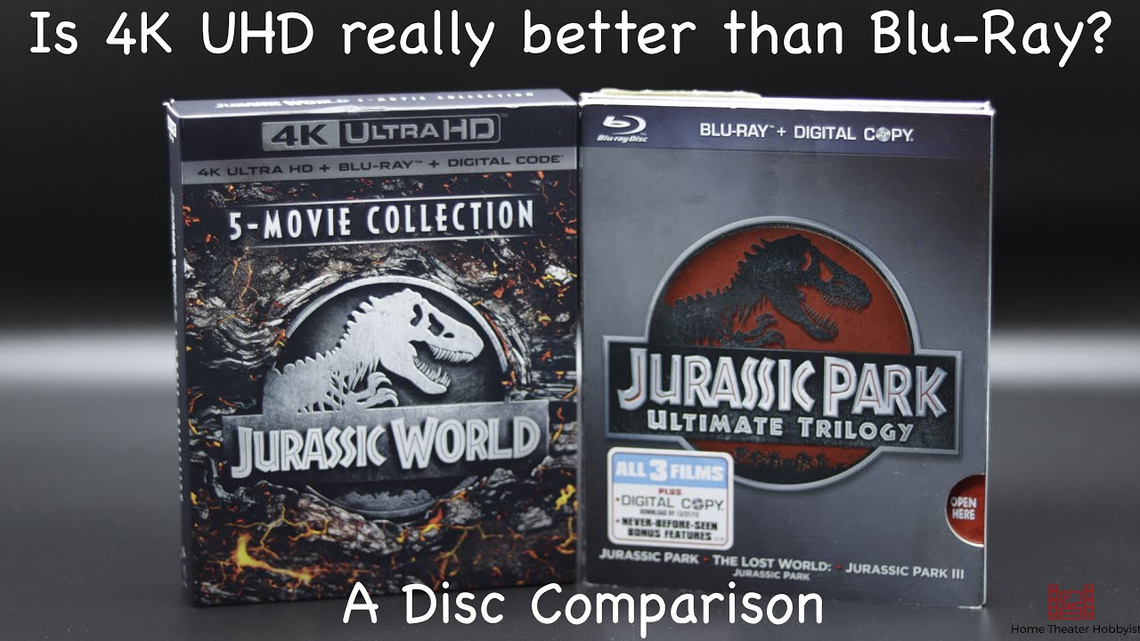 4K UHD против Blu-Ray Disc | Сравнение «Парка Юрского периода»