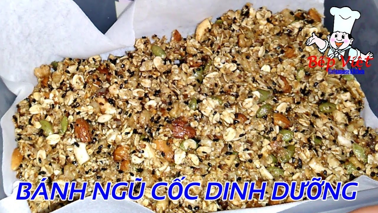 Món ngon #150 | Bí quyết làm BÁNH NGŨ CỐC DINH DƯỠNG tốt cho sức khỏe - How to cook healthy cake