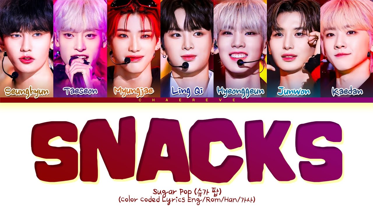 [Fantasy Boys] Sugar Pop Snacks Lyrics (Color Coded Lyrics)