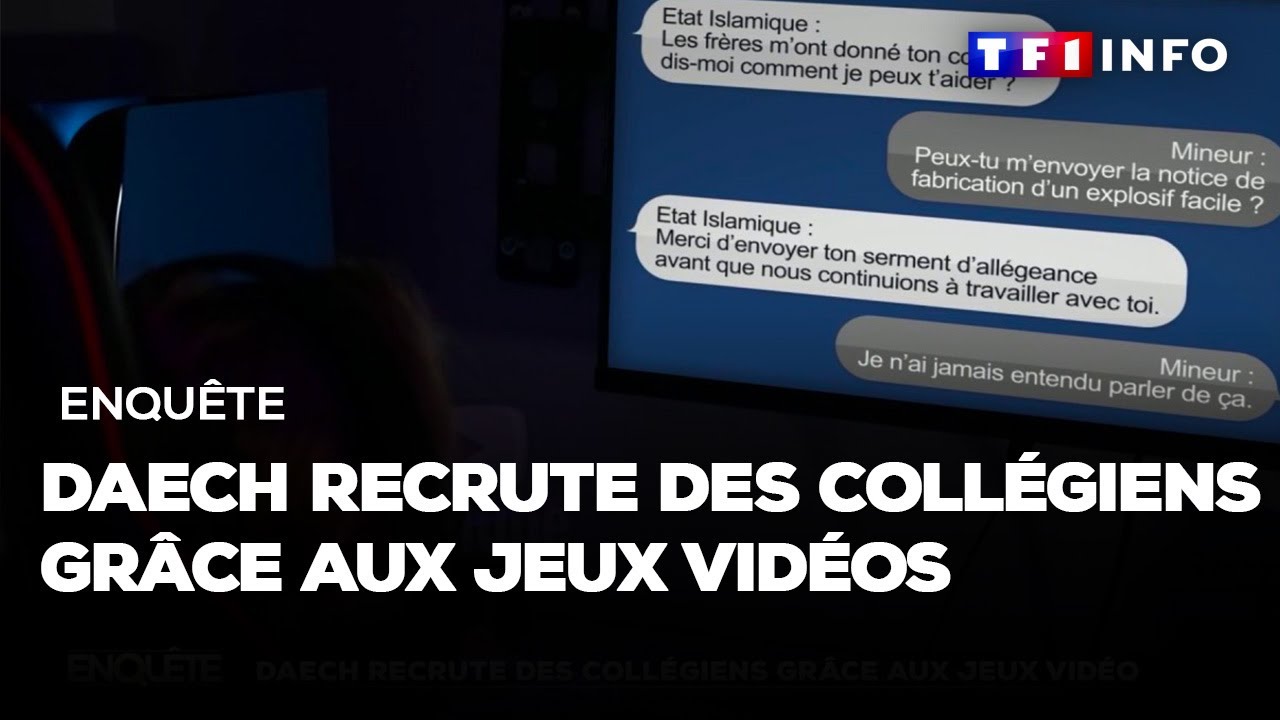 Enquête - Daech recrute des collégiens grâce aux jeux vidéos
