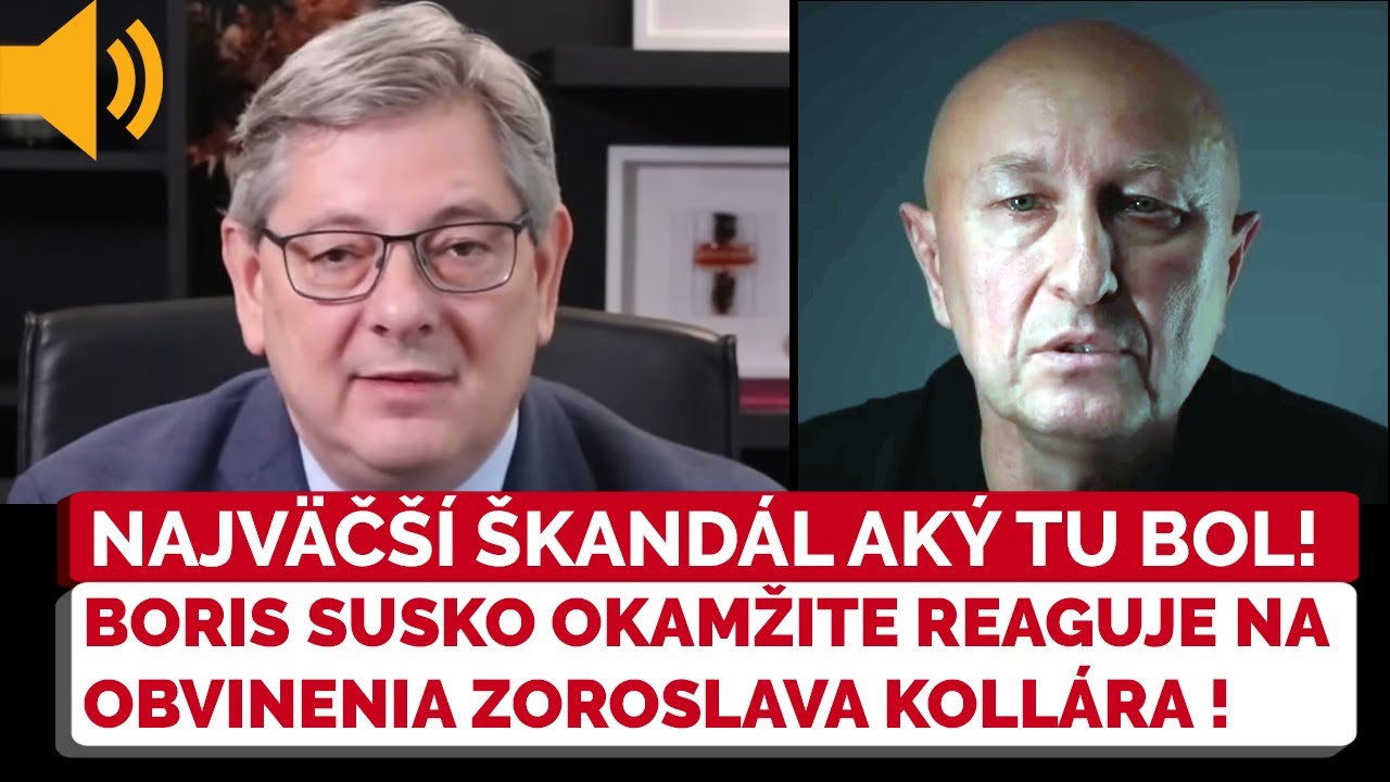 Minister Susko ŽIADA OKAMŽITE vysvetlenie. TVRD&Aacute; reakcia na obvinenia Zoroslava Koll&aacute;ra