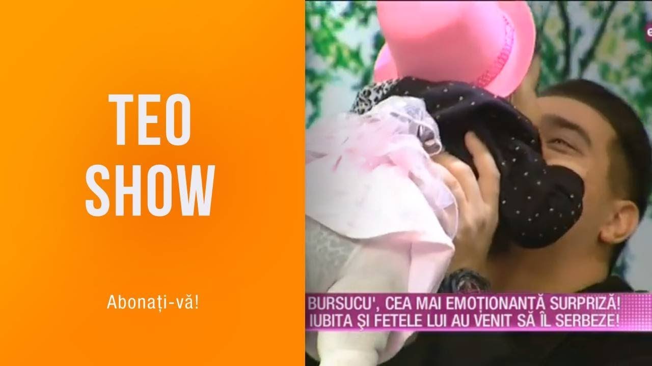 Teo Show (27.02.) - Bursucu, in lacrimi! Cea mai emotionanta surpriza! Familia a venit sa-l serbeze!