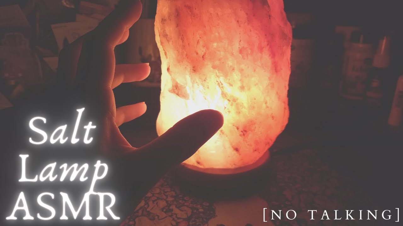 lo-fi sleepy ASMR💤 | Salt Lamp Scratching, Tapping & Touching - No Talking 😴