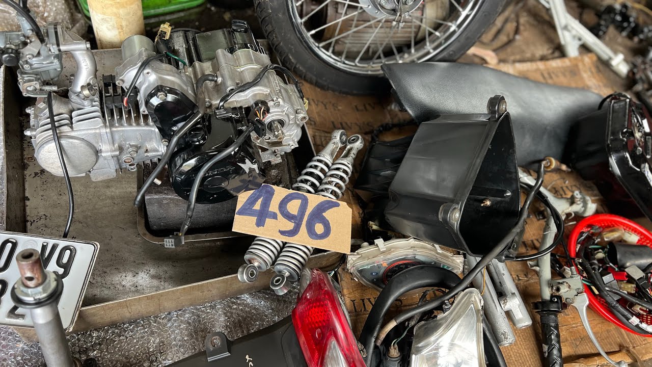 (496)phụ tùng tý hon 0918 10 40 45 rã máy wave xương cá 