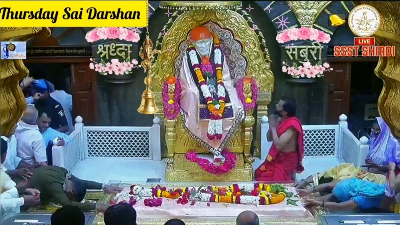 Shirdi Sai baba Darshan -8th Aug 2024 🪔🌺🌼🌷👣🙏||@Saipariwar100 #everyone #trending #saibabasongs #sai