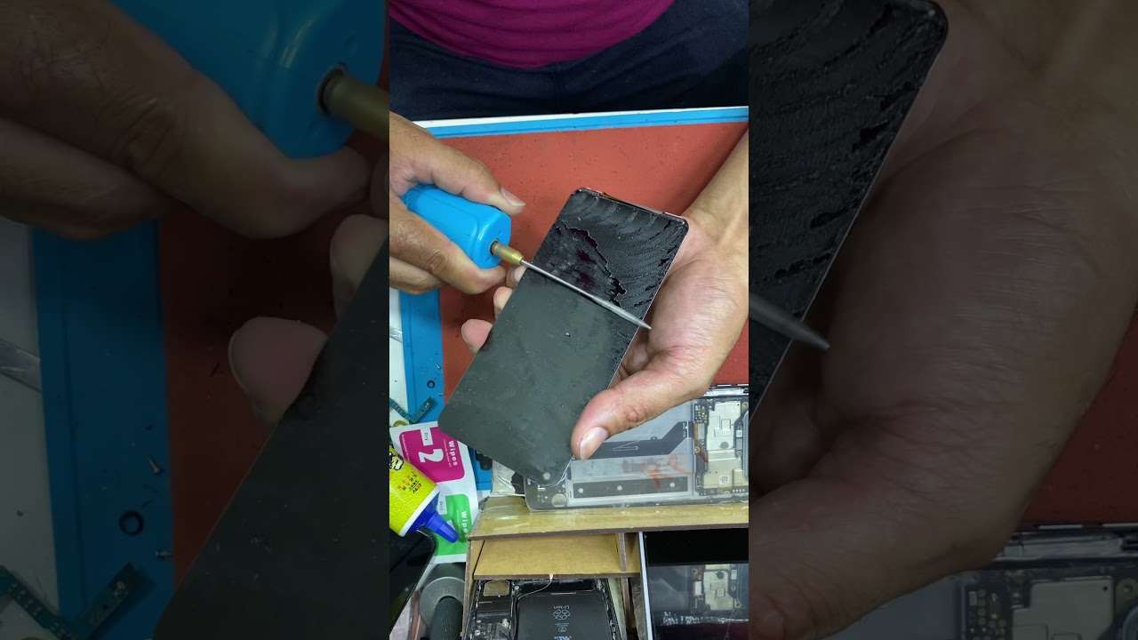 Troca de vidro LG K61