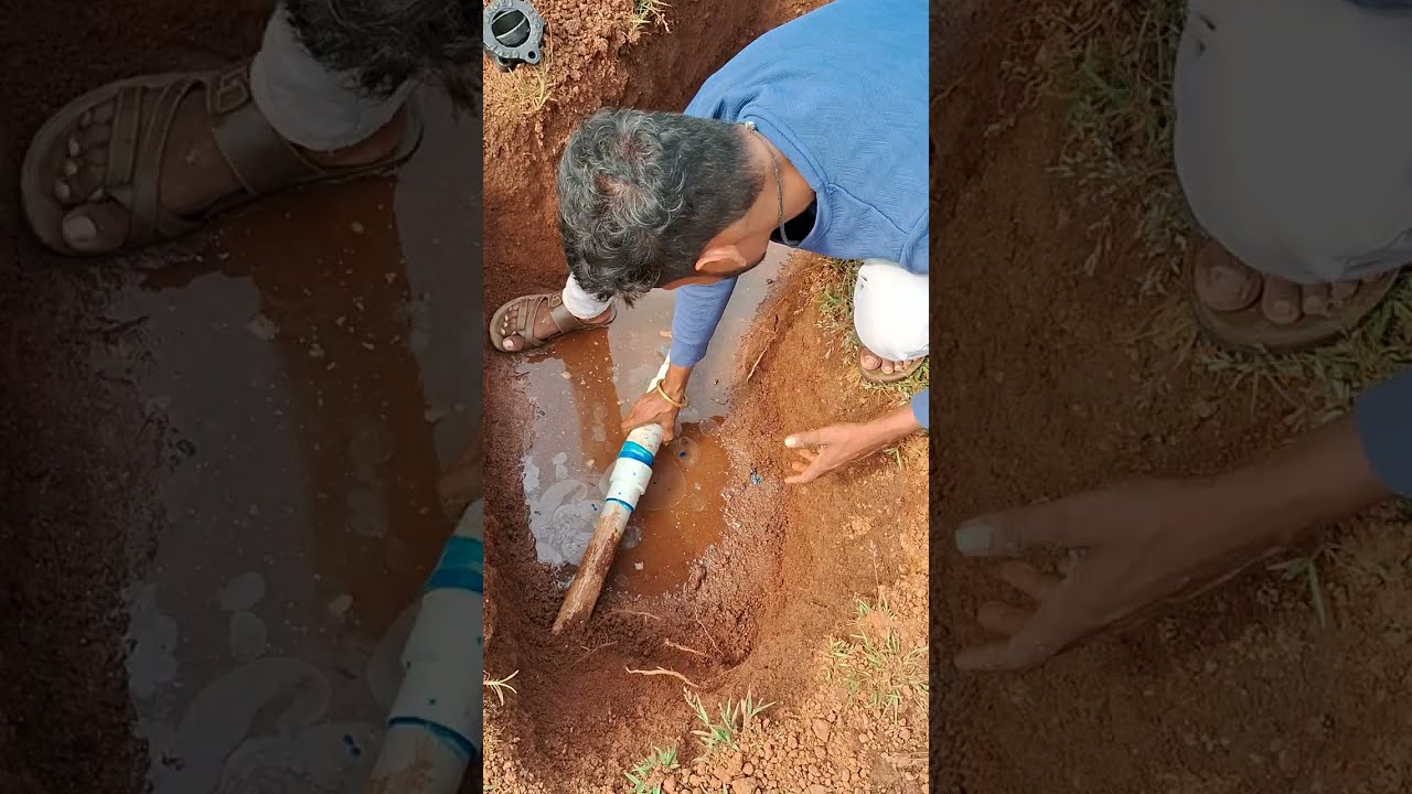 Repair of PVC pipeline by using CID joint. @Watersupply2024