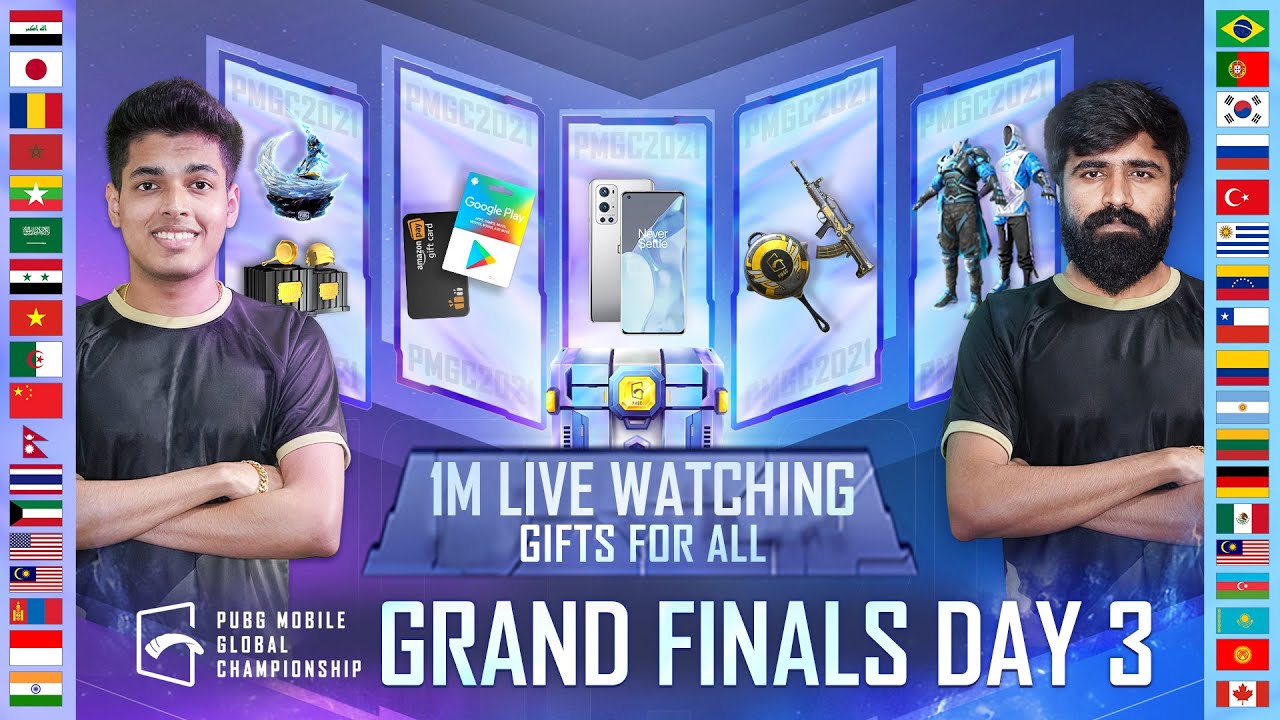 [HINDI] PMGC 2021 Grand Finals | Day 3 | PUBG MOBILE Global Championship