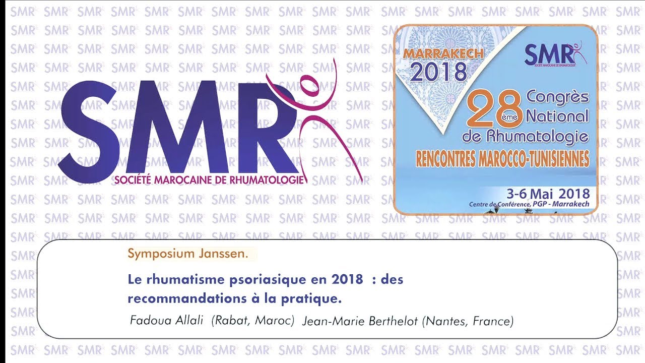 Le Rhumatisme Psoriasique en 2018 des Recommandations à la pratique 1/2