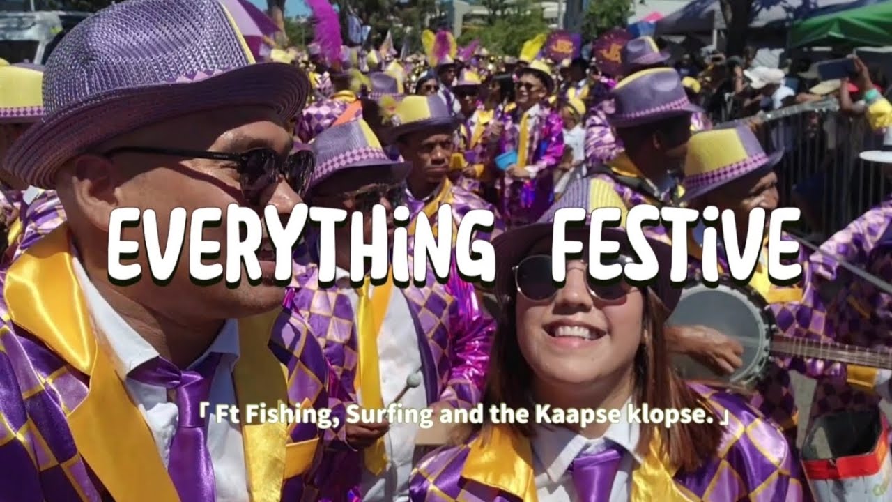 Festive season in Cpt ft klopse, fishing and surfing