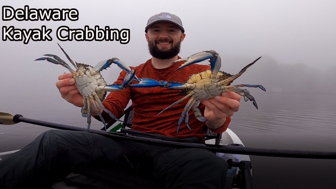 Delaware 2022 Kayak Crabbing in the FOG!