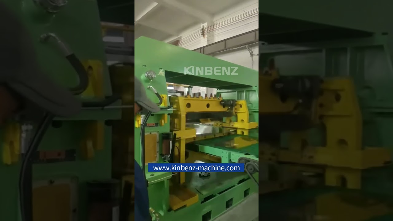 Kinbenz High Speed Rotary Shear Cut to Length line for continuous and precise cutting