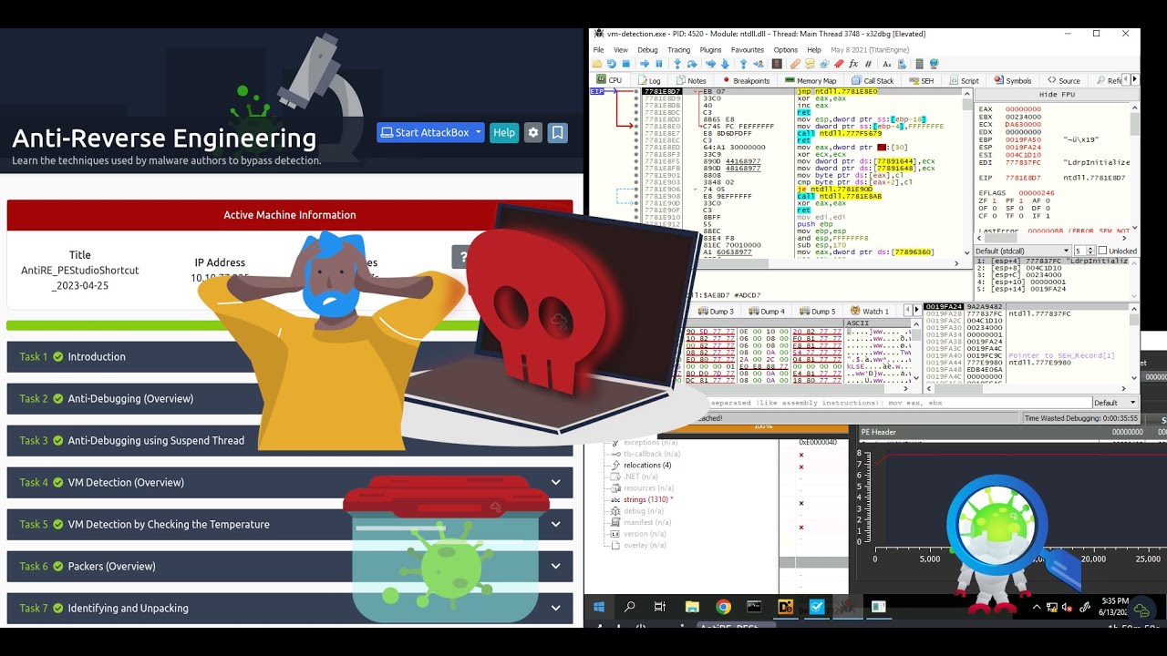 Anti-Reverse Engineering TyrHackMe