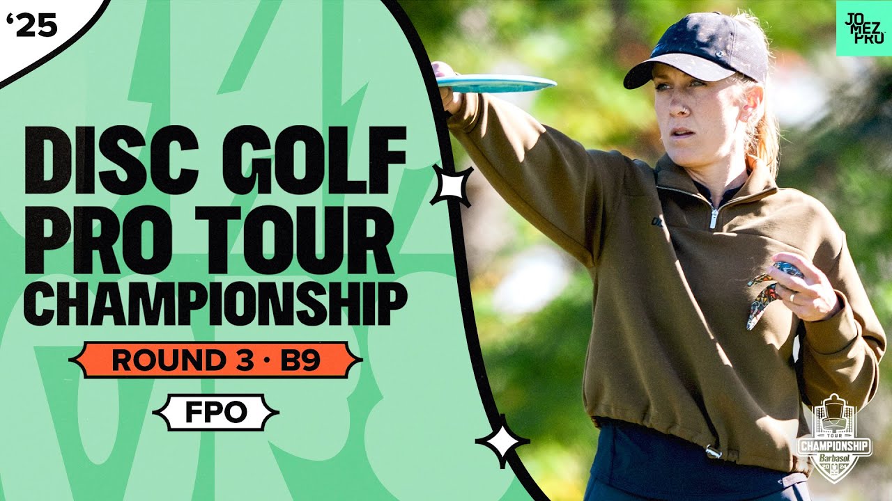 2025 DGPT Championship | FPO R3B9 | Saarinen, Handley, Gannon, Pierce | Jomez Disc Golf