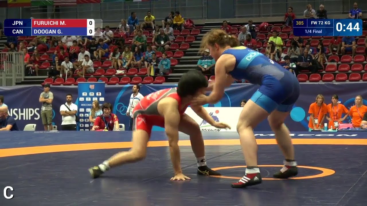 1/4 FW - 72 kg: M. FURUICHI (JPN) df. G. DOOGAN (CAN) by TF, 14-2
