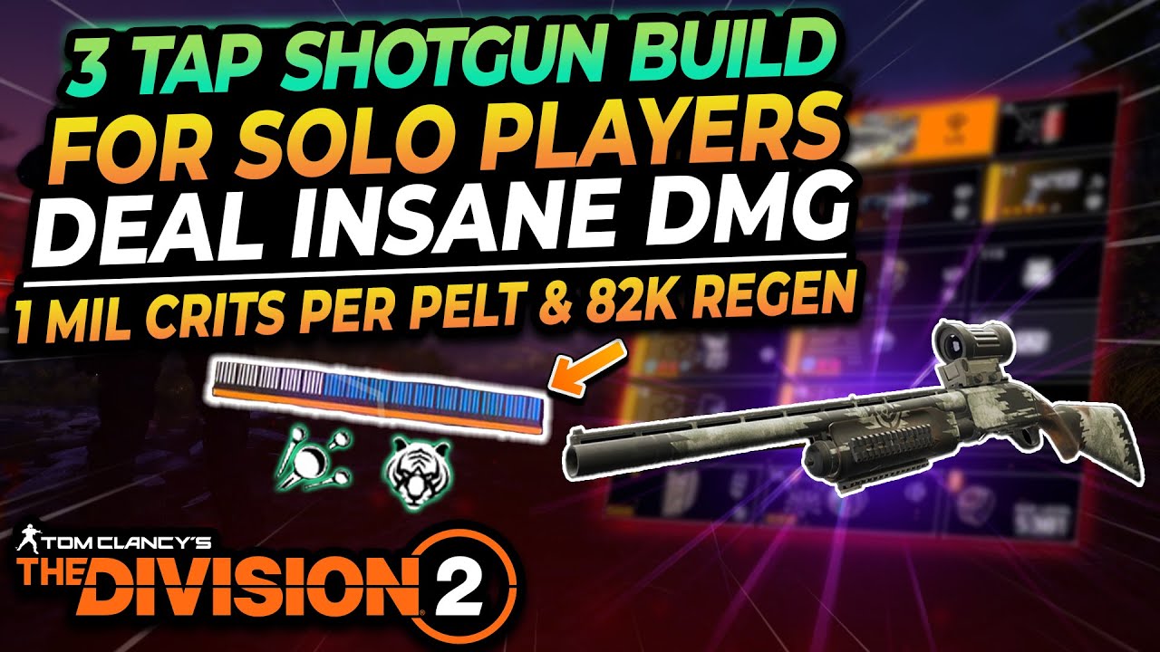 As a SOLO Player you have to try this Shotgun build | The Division 2