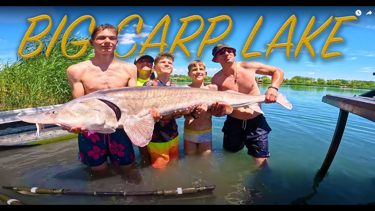 Horgászat a Big Carp Lake-en | Barátokkal a tóparton (VLOG)