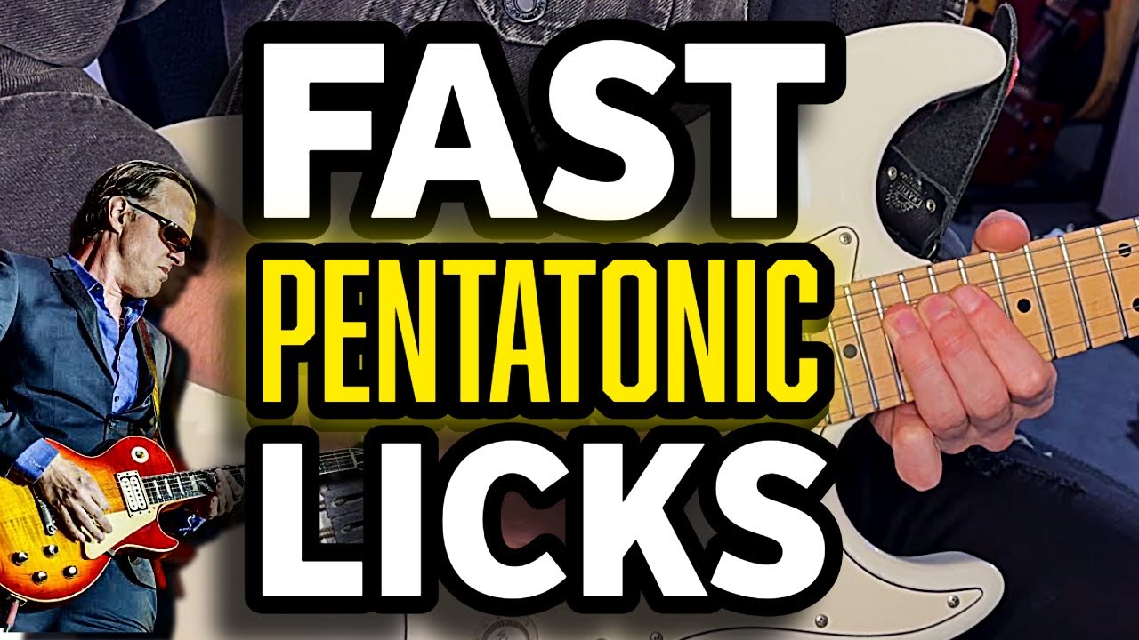 Give Me 15 Minutes and I'll Give You 9 FAST Pentatonic Licks.