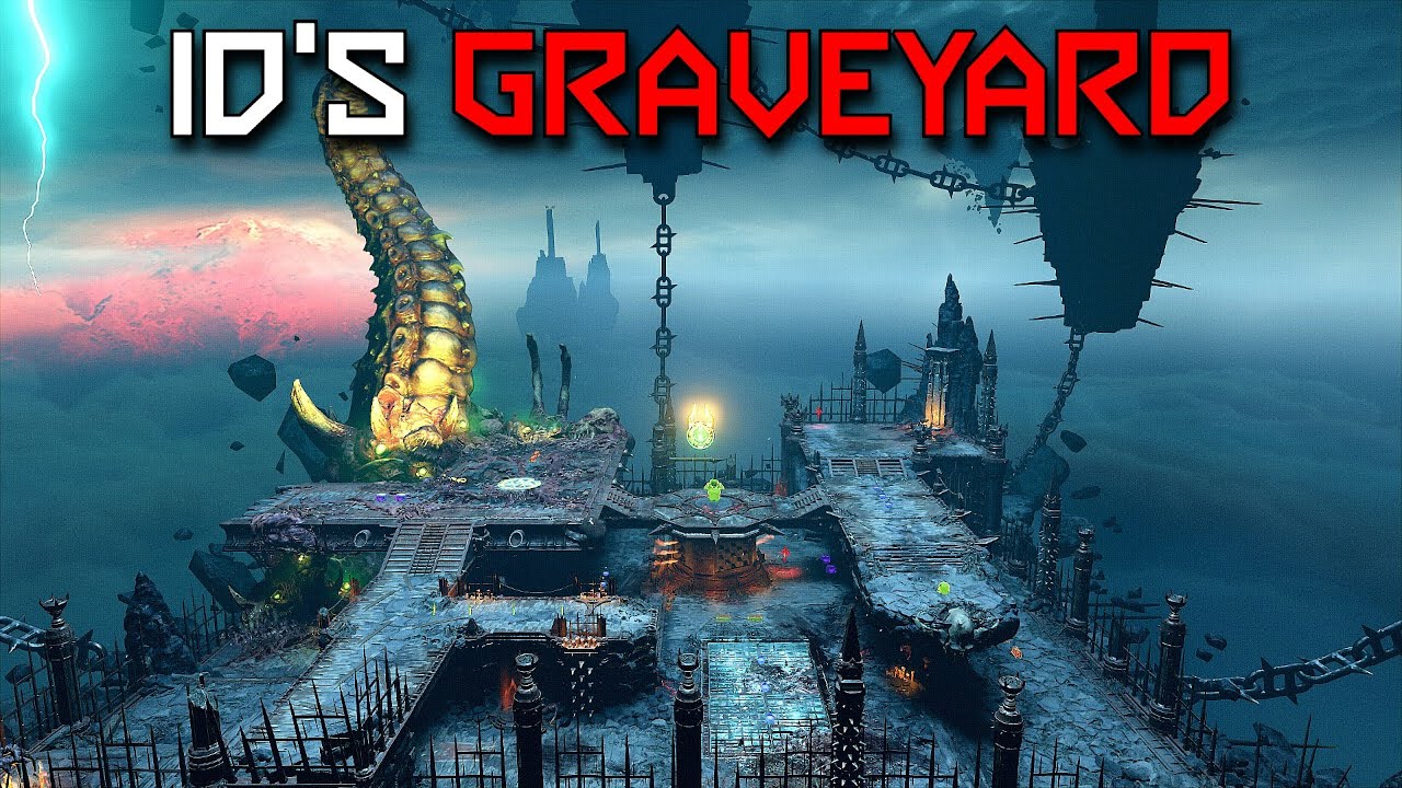 The NEW DOOM ETERNAL MAP by ID SOFTWARE | Graveyard Custom Map