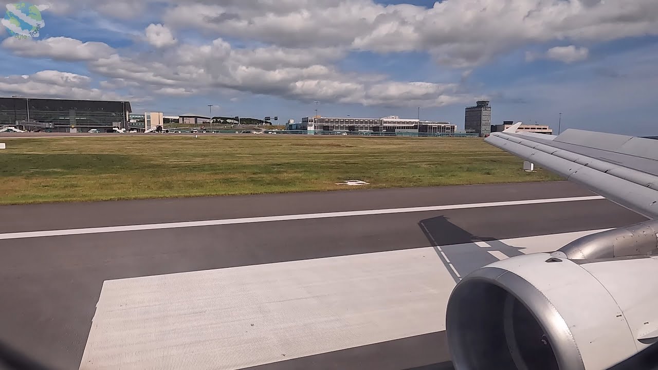Aer Lingus A320 Summer Landing at Cork, Ireland on Refurbished Runway 34