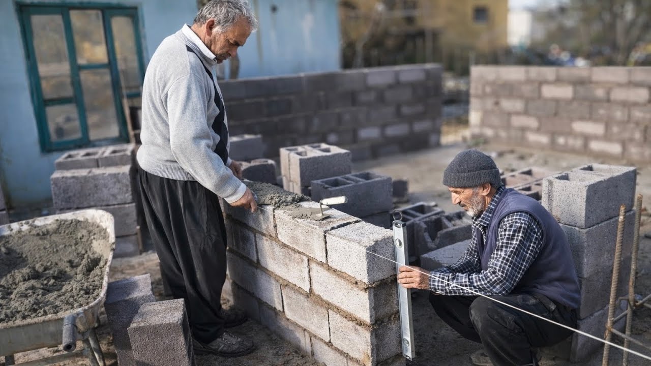 Köy Evi İnşaatı: Odalar ve Duvarlar Birer Birer Yükseliyor