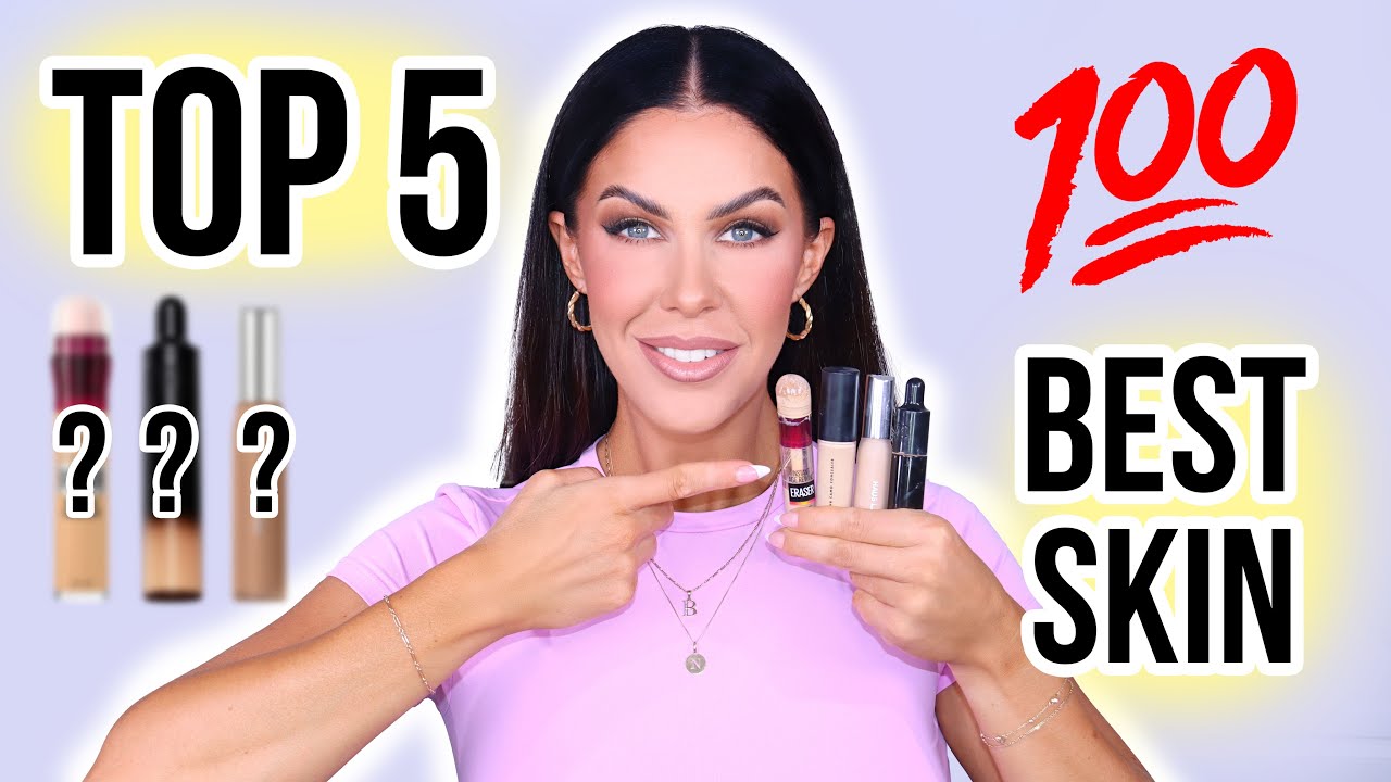 TOP 5 CONCEALERS OF 2023! LONG LASTING & CREASE PROOF! YEARLY BEAUTY FAVORITES!!