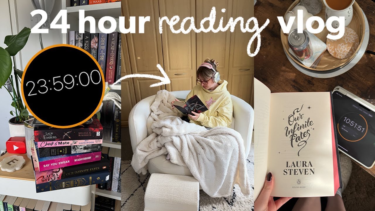 How much can I read in 24 hours? 📖🎧 24 hour reading challenge
