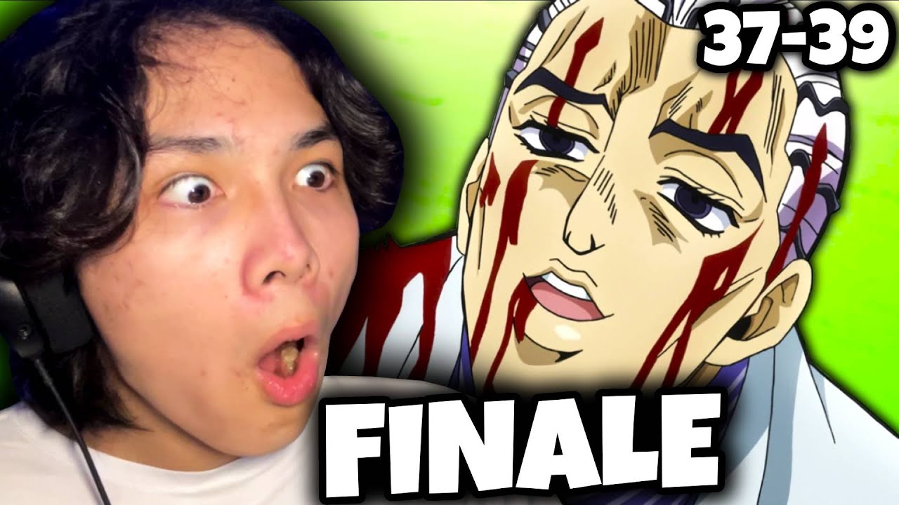 THIS IS HOW PART 4 ENDS?! | Reacting to Jojo's For The First Time (4x37-39)