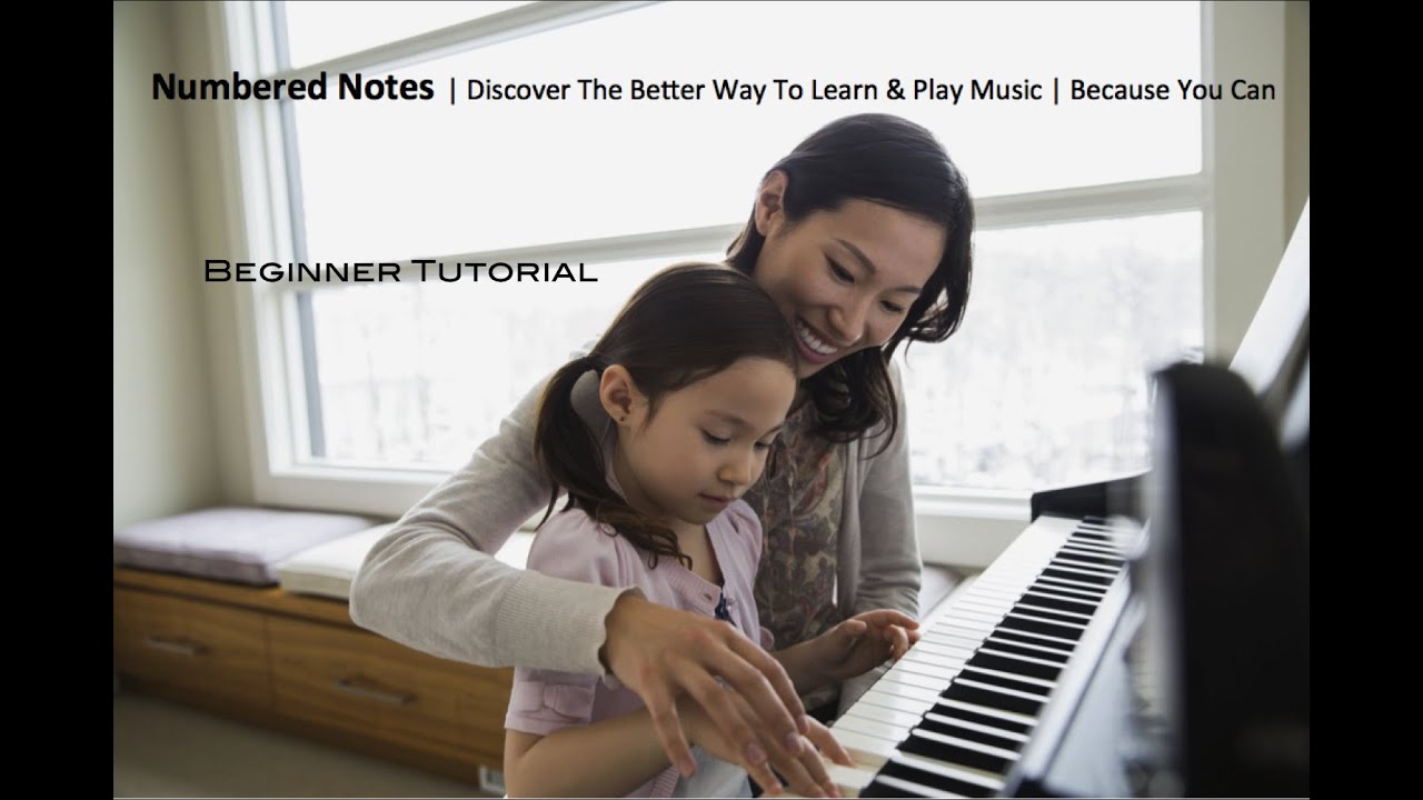 Numbered Notes Beginner Piano Tutorial