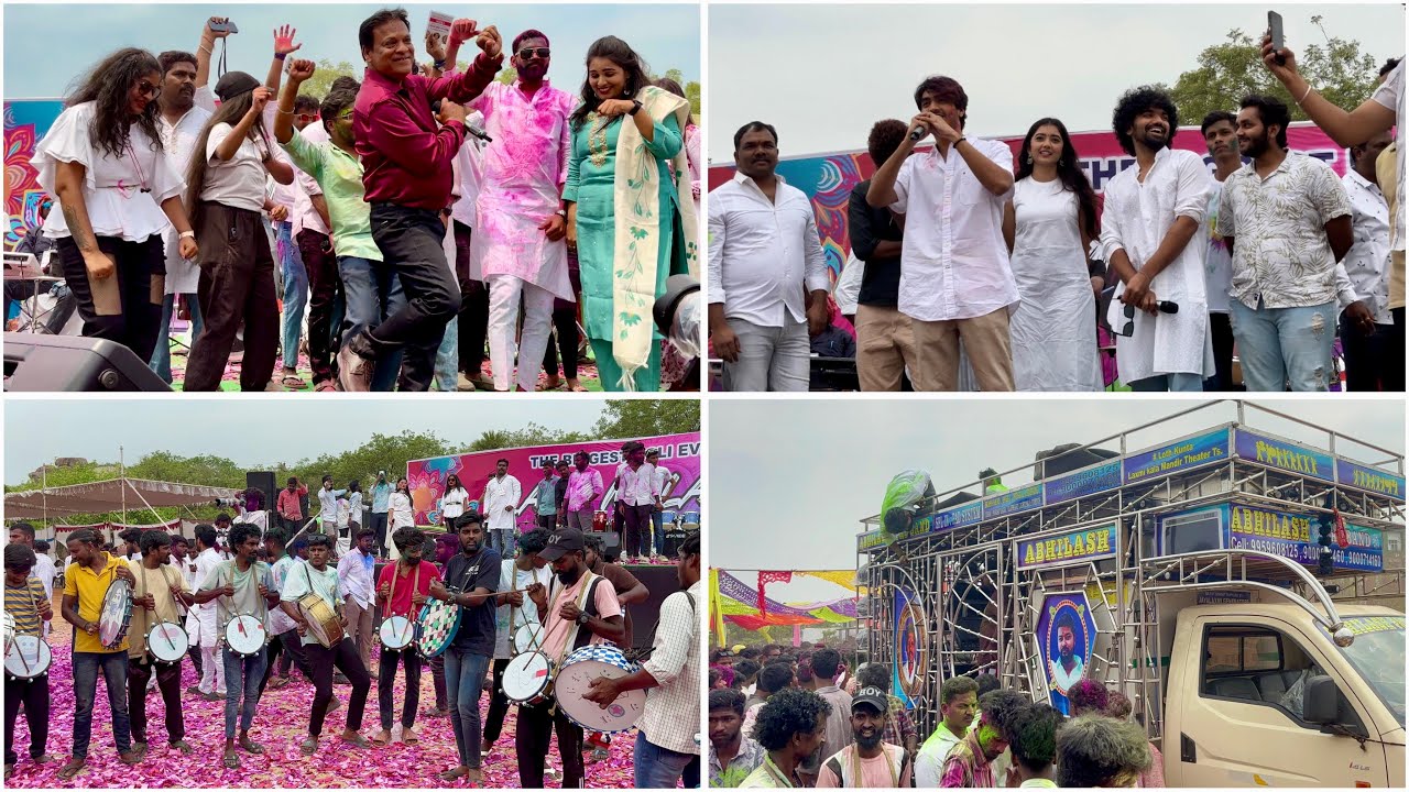 HOLI EVENT | Abhilash pad band at RANG MILANG HOLI EVENT | A Clement Anna live singing At RangMilang