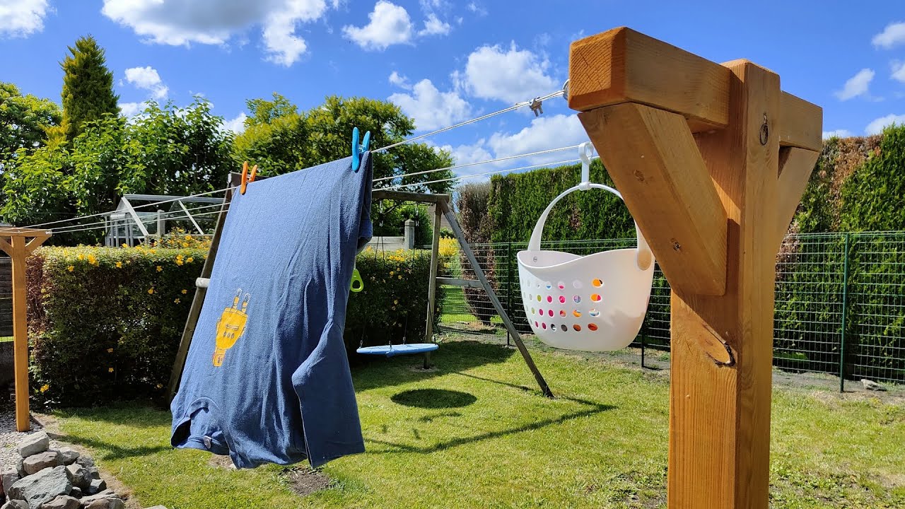 Fabriquer un étendoir à linge en bois