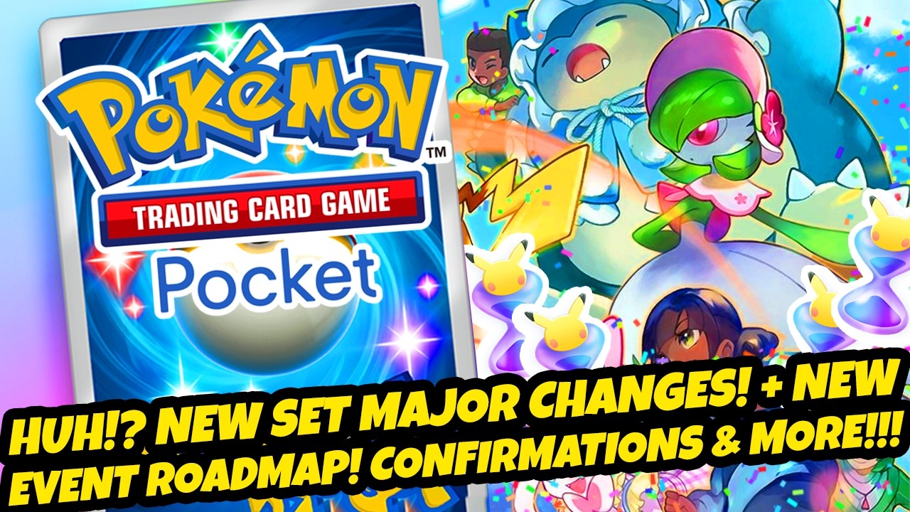 *HUHHH!? NEW SET MAJOR CHANGES!* + NEW EVENT ROADMAP! BIG CONFIRMATIONS & MORE (Pokémon TCG Pocket