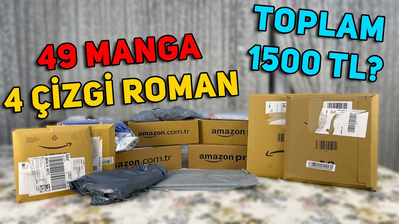 1500 TL'lik  MANGA ve ÇİZGİ ROMAN Alışverişim !! #15