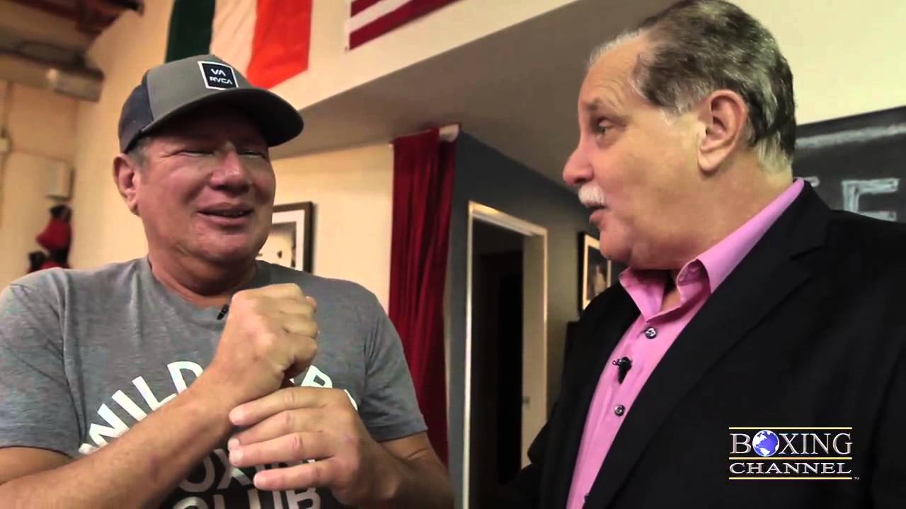 T.V. legend Garry Shandling talks boxing in his Wild Card West gym.