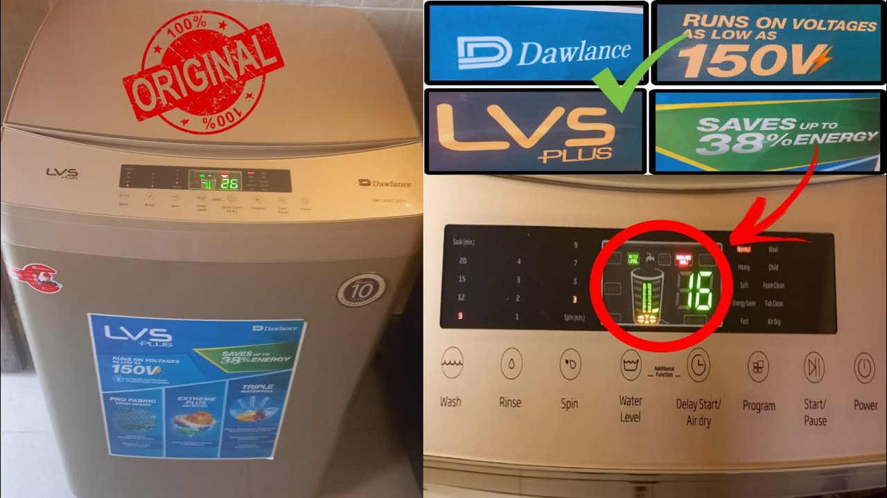 Detail review of Dawlance LVS plus washing machine by the tech pro 401|Dawlance washing machine use