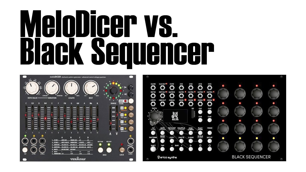 Melodicer vs. Black Sequencer - one or both?