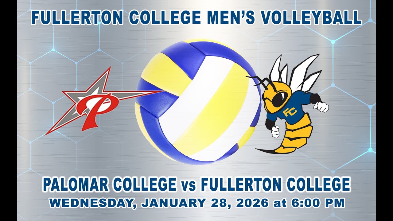 2025 Fullerton College Men's Volleyball - The Hornets vs. the Palomar College Comets