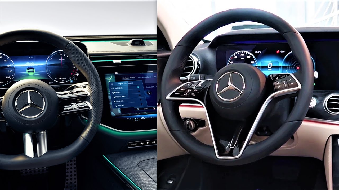NEW Mercedes E-Class 2024 vs Mercedes E-Class 2023 INTERIOR Comparison by Supergimm