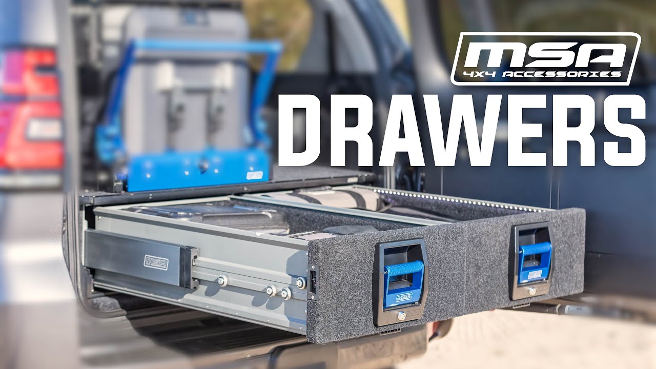 MSA 4X4 Storage Drawers | The Best Storage Solution For Your Vehicle