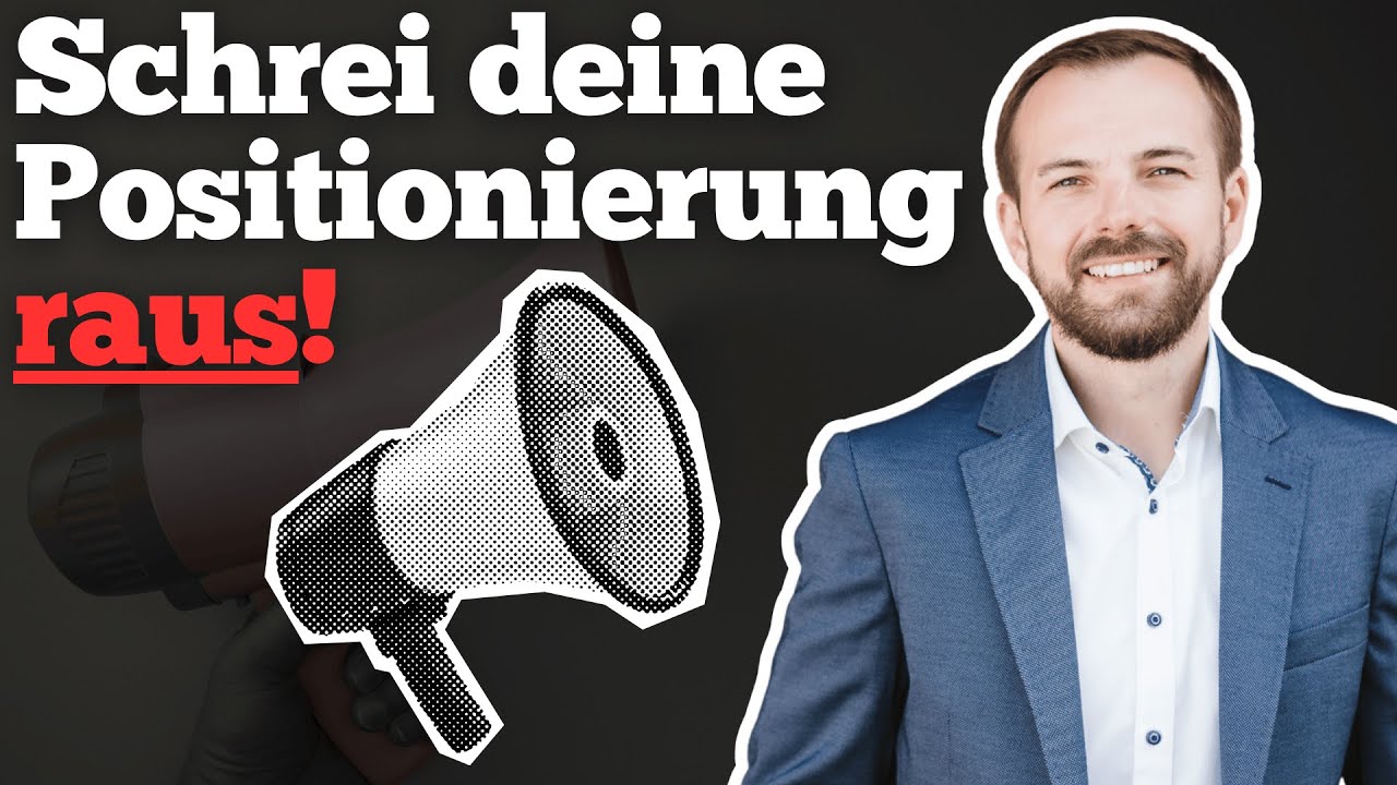 Positionierung ist nicht nur für die Schublade gedacht