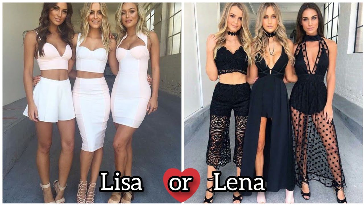 🌹Lisa or Lena 🌹 most beautiful matching dresses for best friends 😍