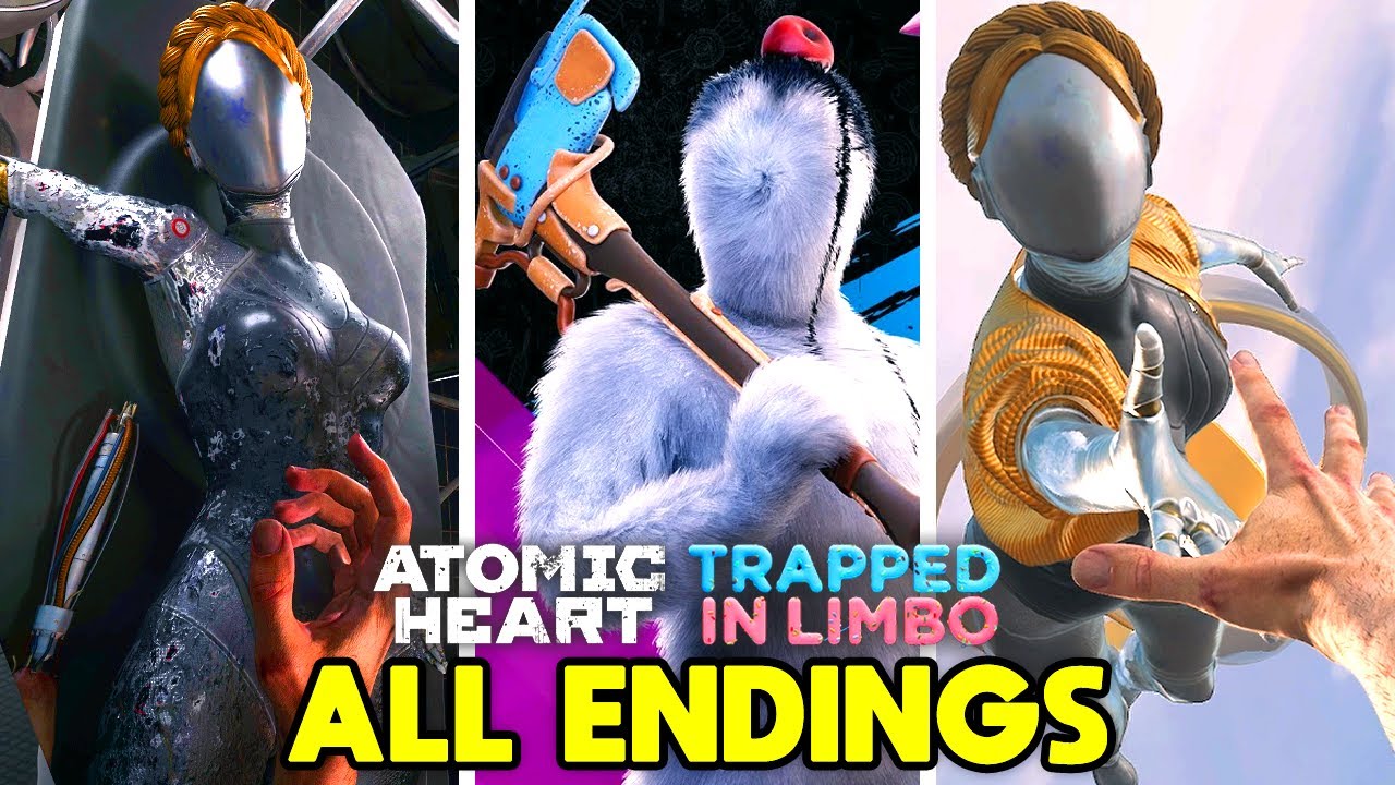 ATOMIC HEART + Trapped in Limbo DLC - ALL ENDINGS (True Ending, Good Ending, Bad Ending)