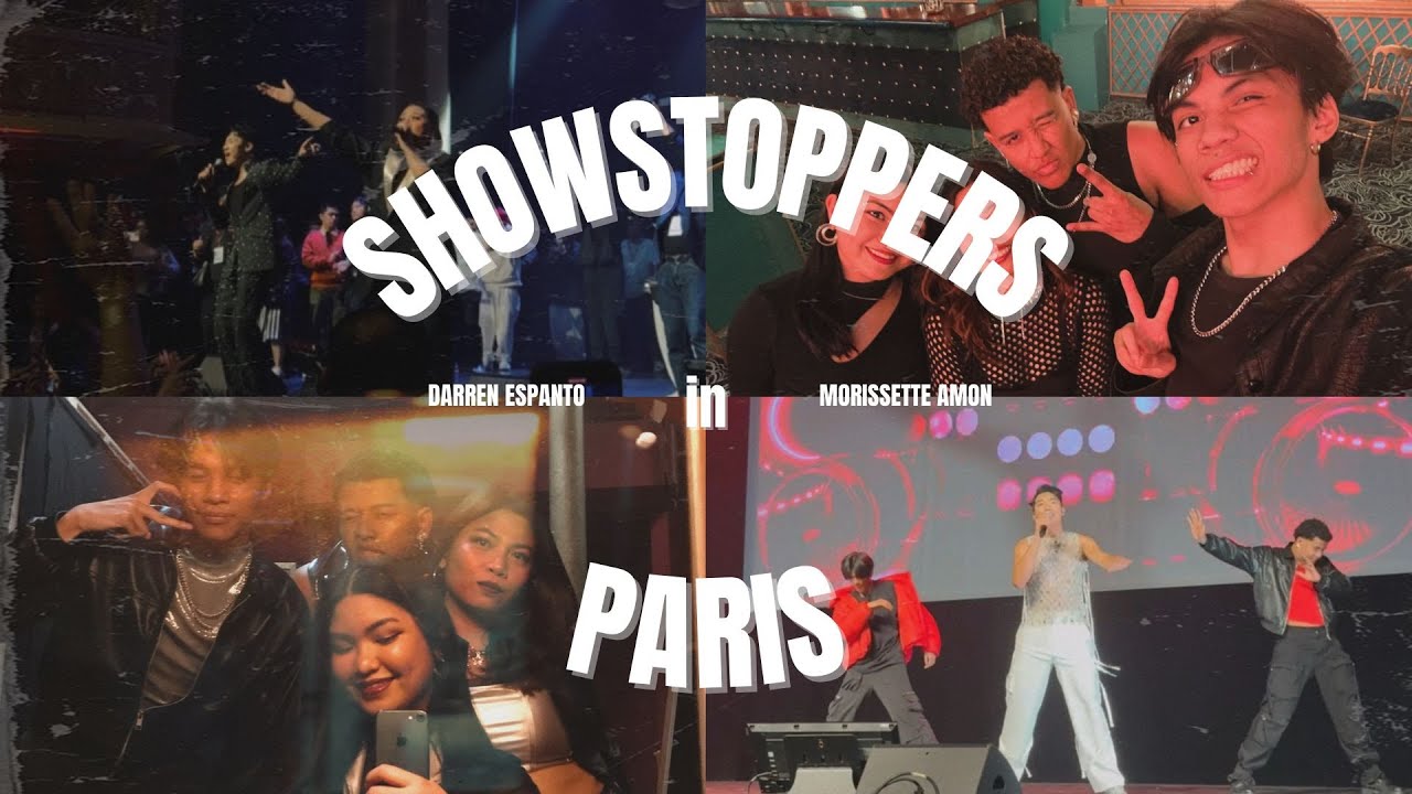 ON STAGE WITH DARREN ESPANTO AND MORISSETTE IN PARIS