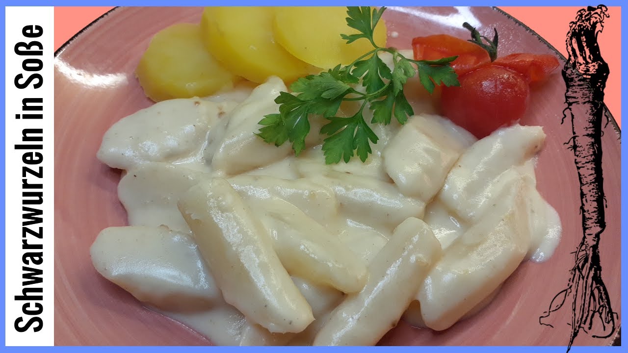 Сальсифа со сливочным соусом, рецепт от бабушки.