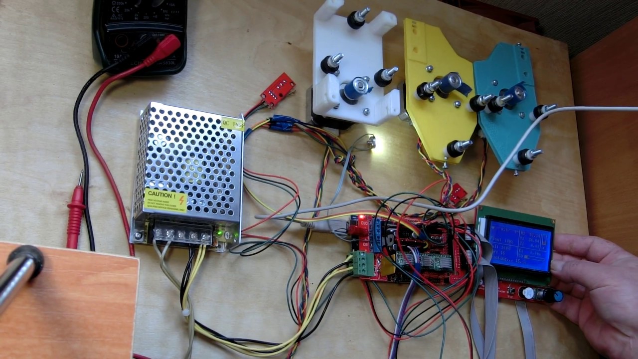 Лазерный гравер на RAMPS 1.4 Arduino Mega. Тест электроники.