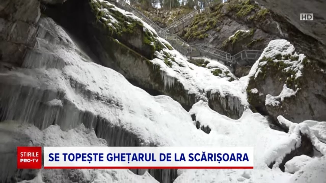 Ghețarul de la Scărișoara, printre cei mai mari din lume, se topește într-un ritm accelerat