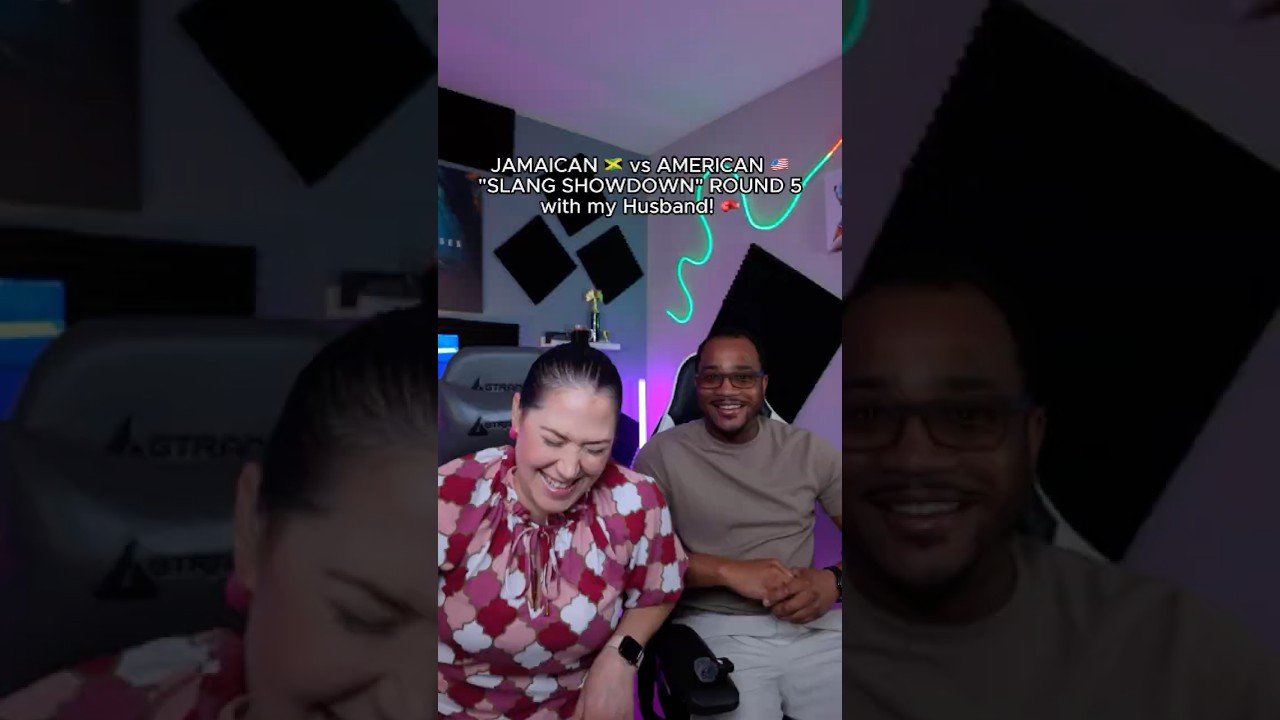JAMAICAN 🇯🇲 vs AMERICAN 🇺🇸 "SLANG SHOWDOWN" ROUND 5 with my Husband! 🥊 